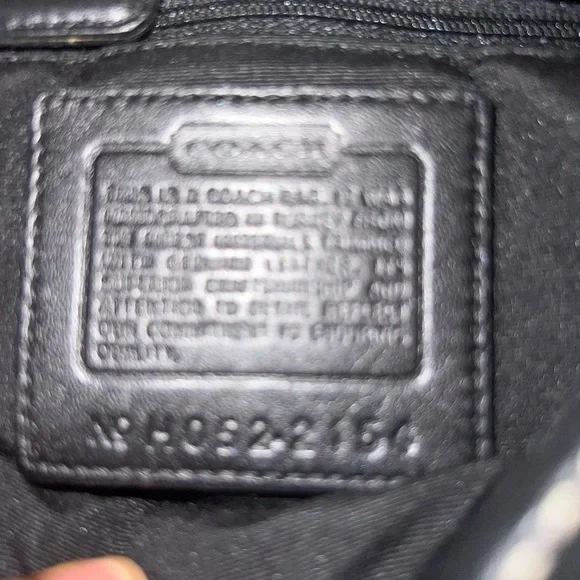 Vintage Coach Signature Logo Shoulder Bag, #2154